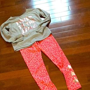 Sweatshirt and Legging Matching Set